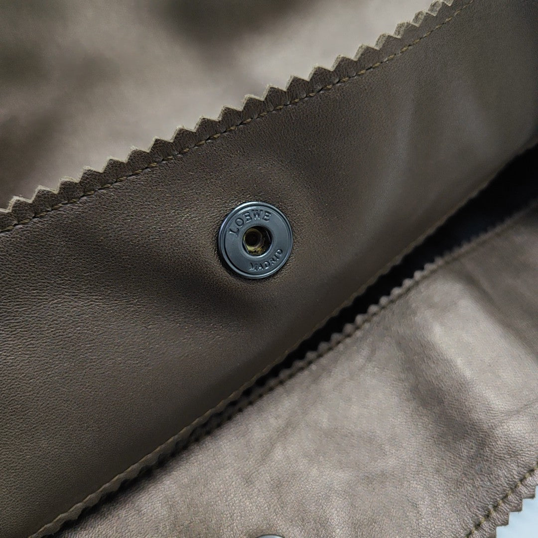 Calfskin Shoulder Bag Beige