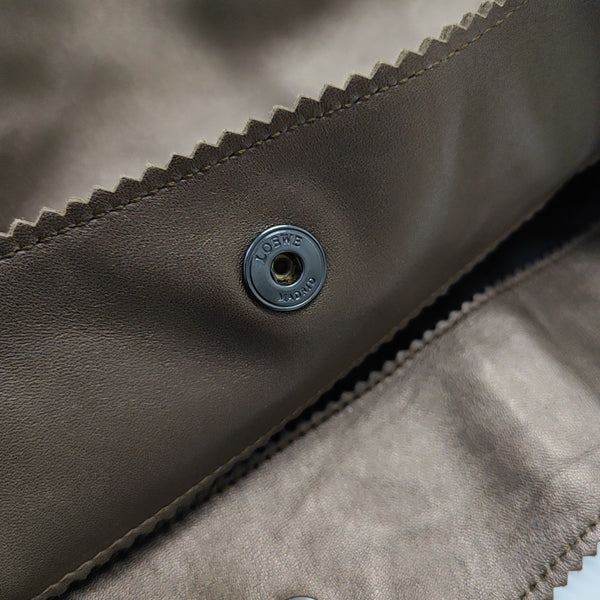 Calfskin Shoulder Bag Beige