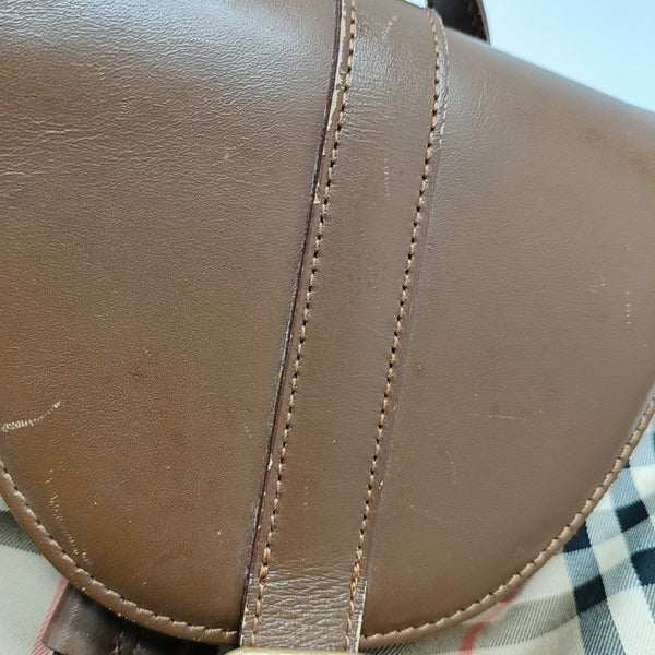 Canvas Bucket Bag Brown