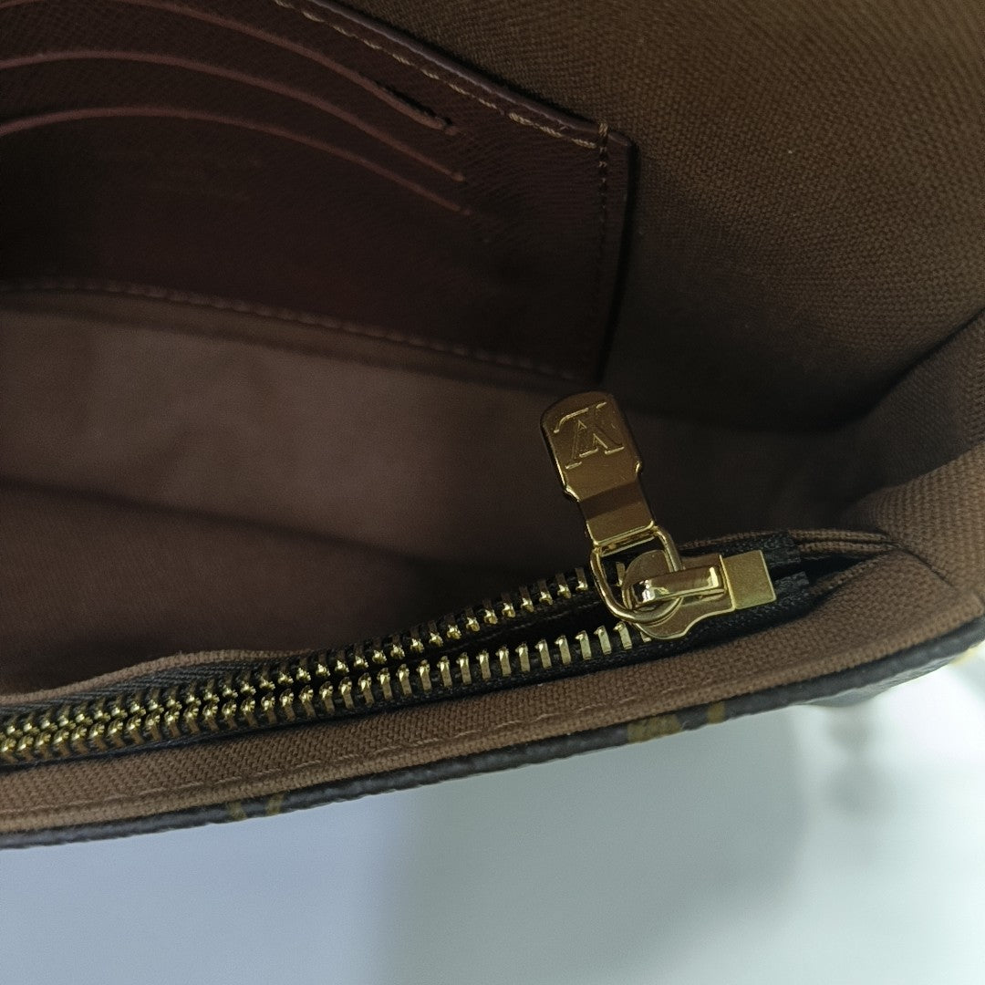 IVY Monogram Coated Canvas Brown