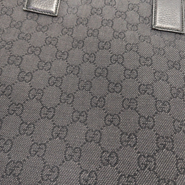 Monogram Canvas Tote Bag Black
