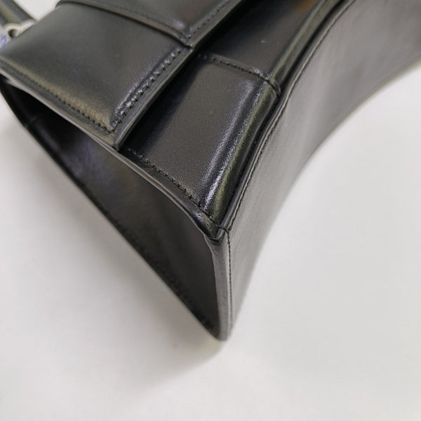 Hourglass S Calfskin Black