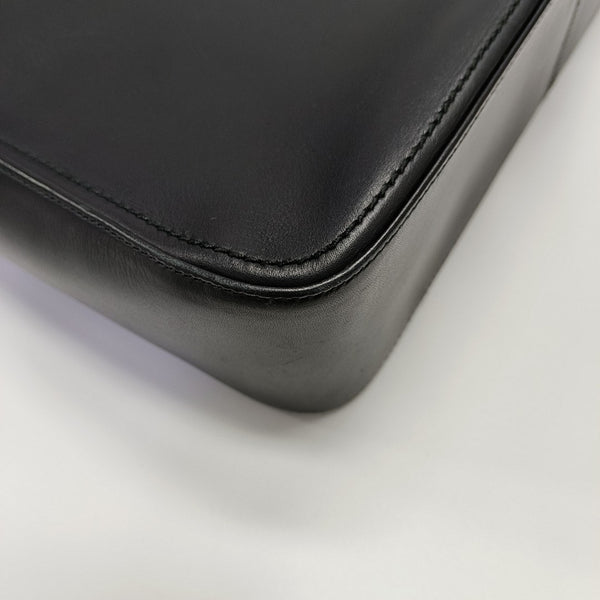 Calfskin Shoulder Bag Black