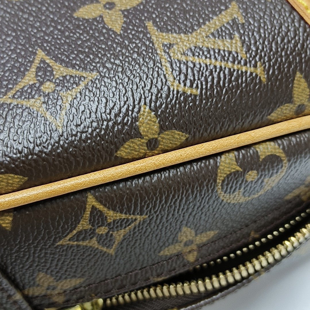 DEAUVILLE Monogram Coated Canvas Brown