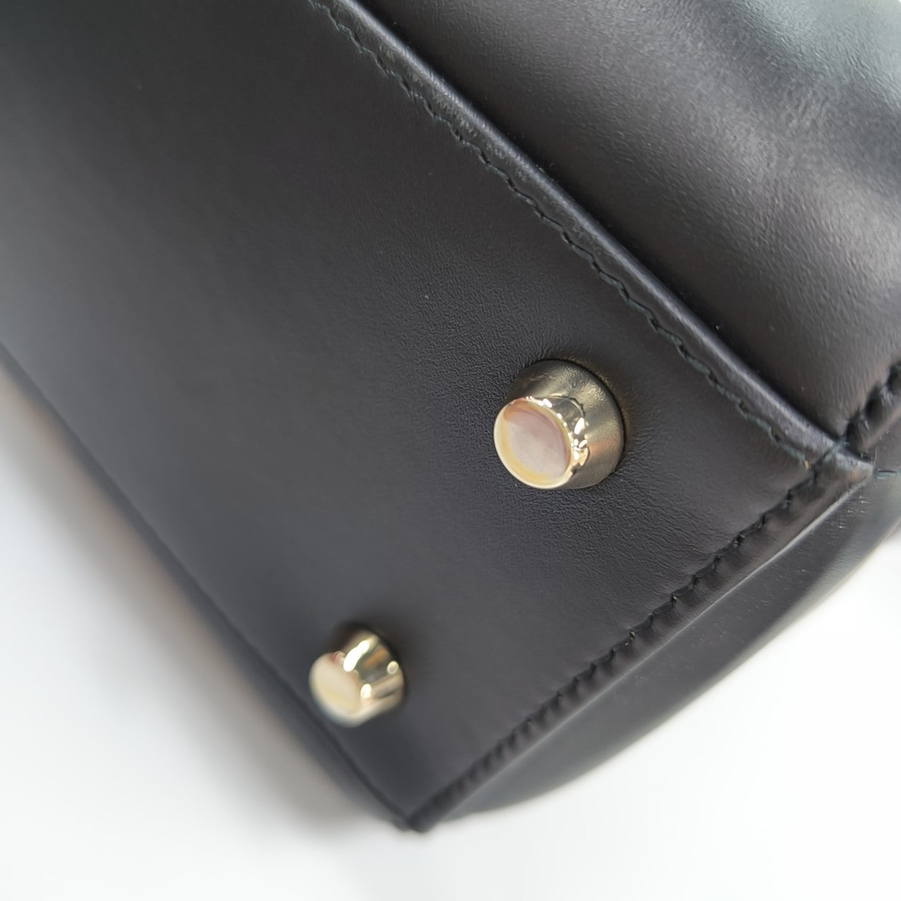 Lady D-Sire Medium Cannage Calfskin Black