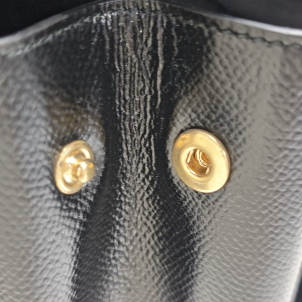 Calfskin Shoulder Bag Medium Black