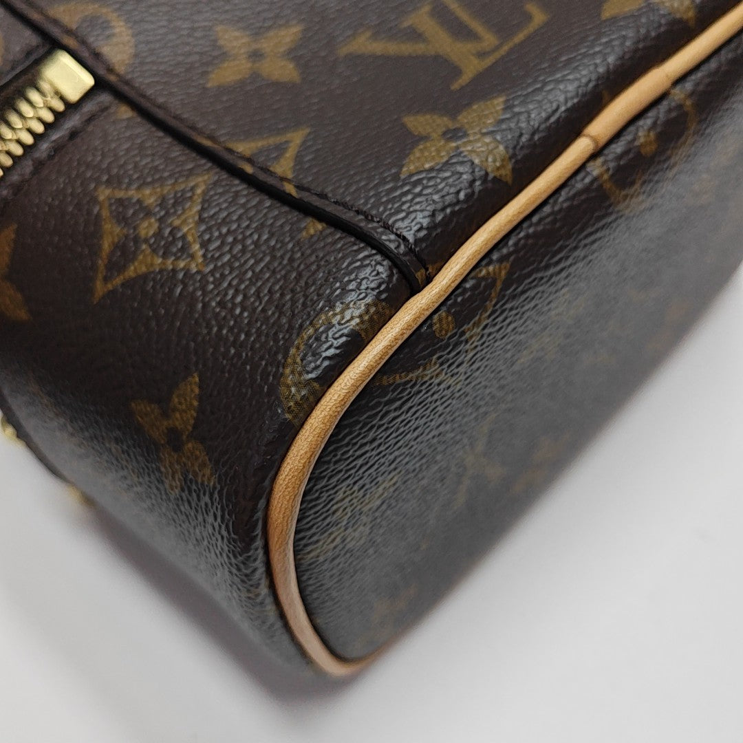 NICE Super Mini Monogram Coated Canvas Brown