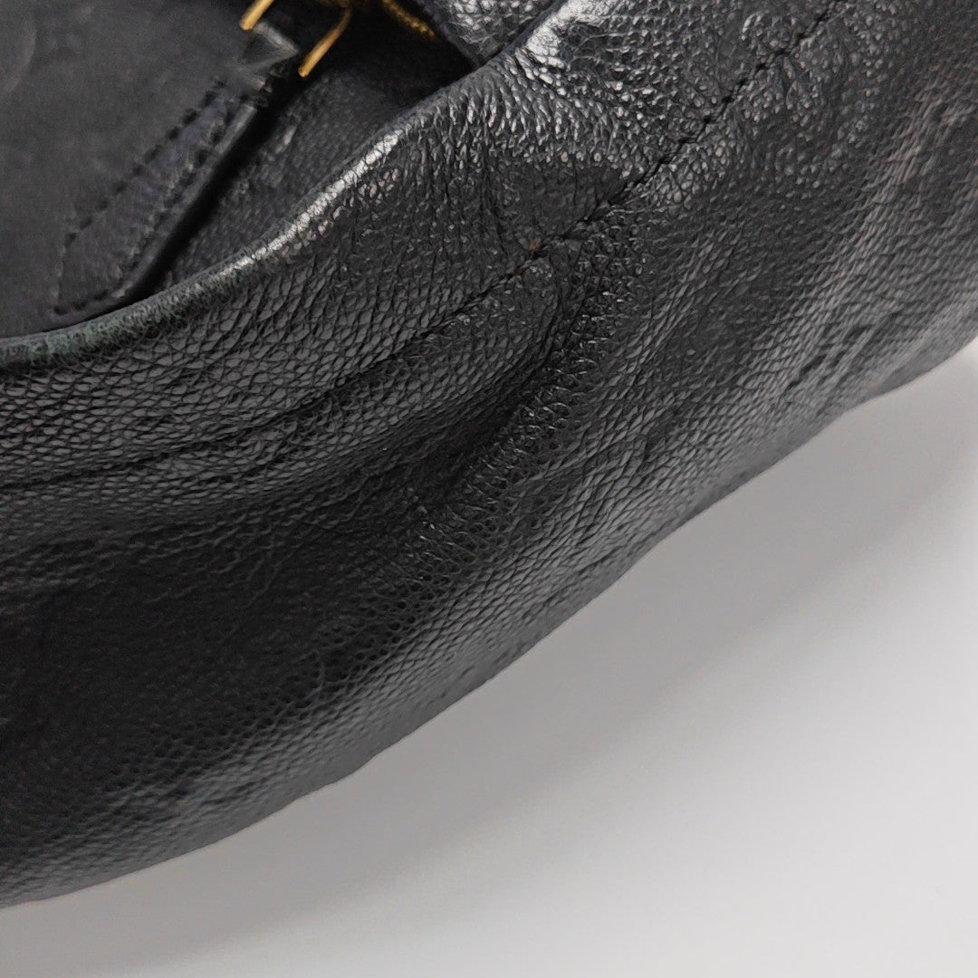 SORBONNE Monogram Calfskin Black