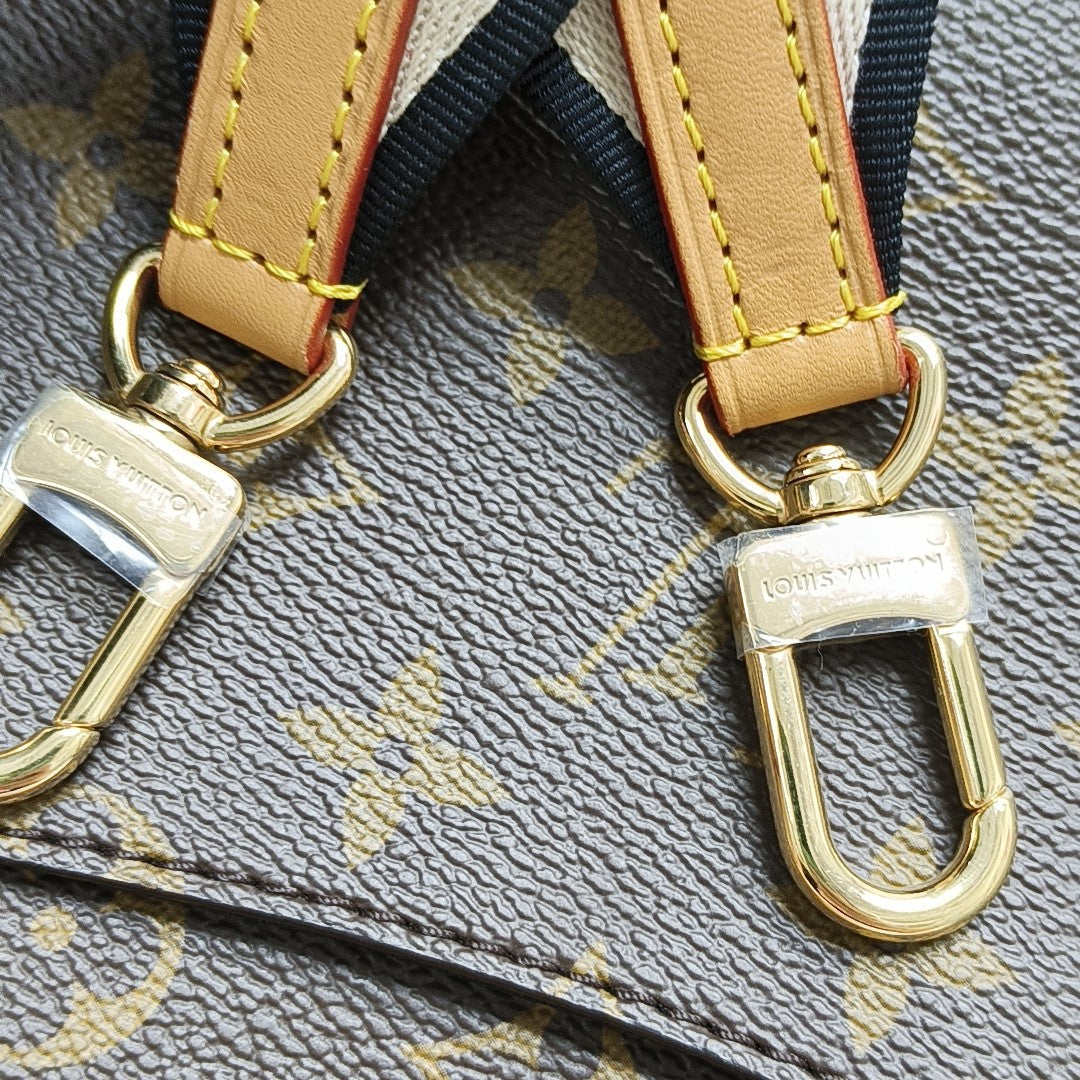 DIANE Monogram Coated Canvas Brown