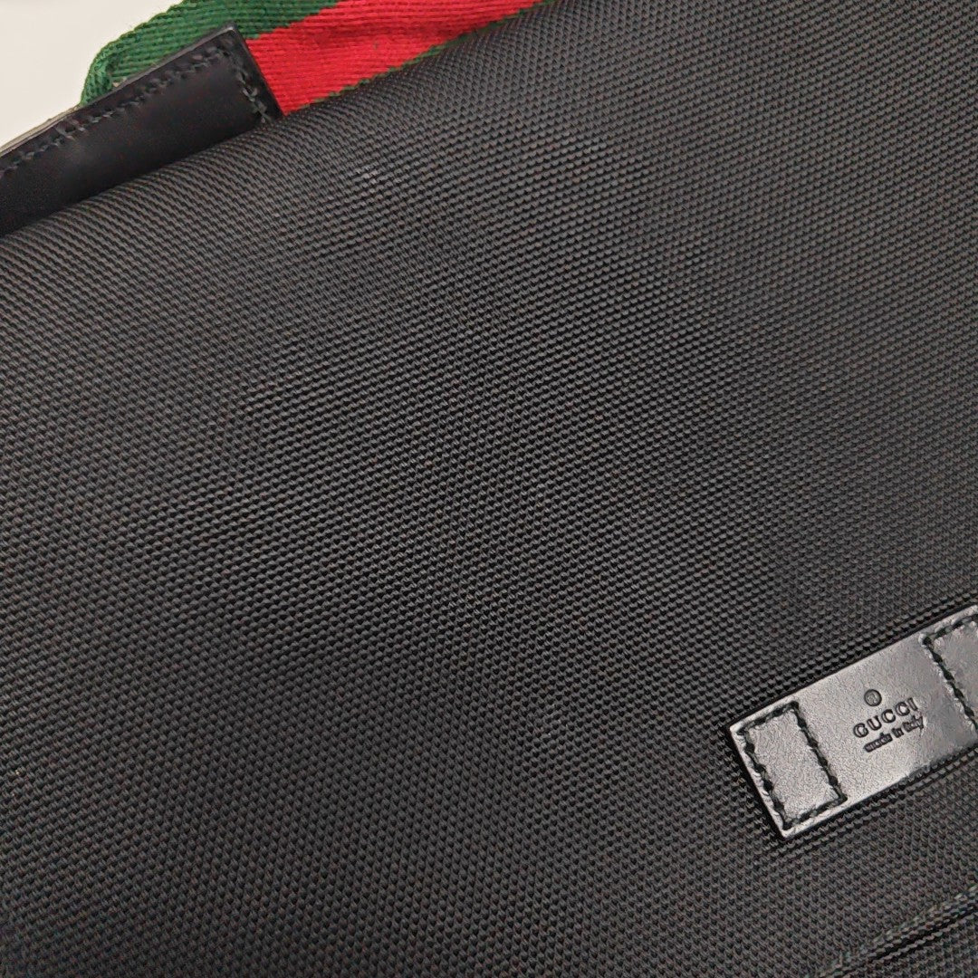 Canvas Shoulder Bag Black