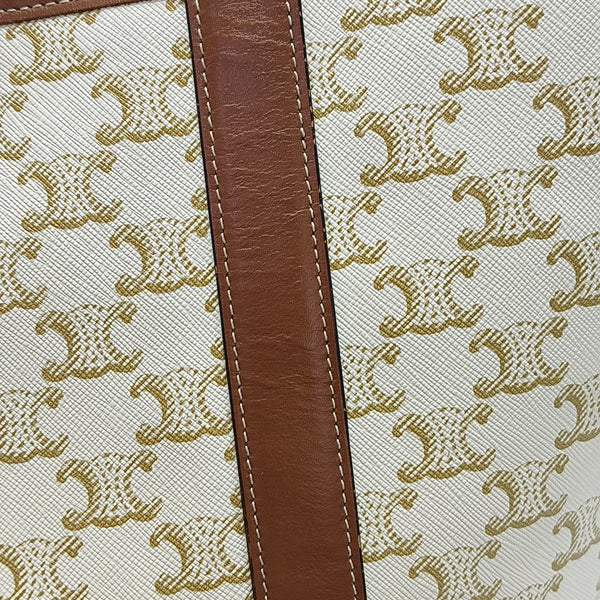 TRIOMPHE CANVAS Small Coated Canvas Beige