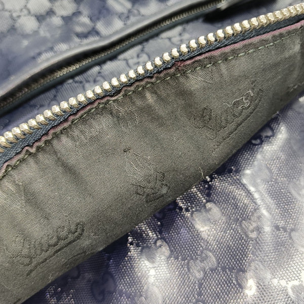 Signature Monogram Coated Canvas Blue