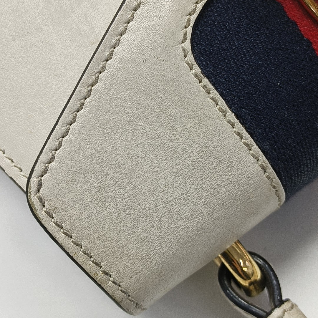 Sylvie Mini Calfskin White
