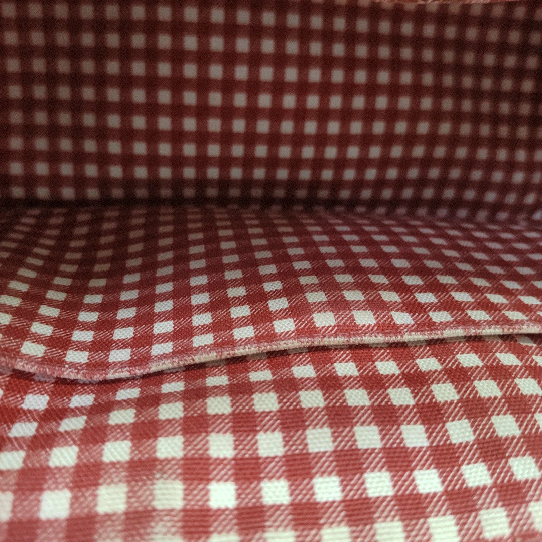 Denim Canvas Red