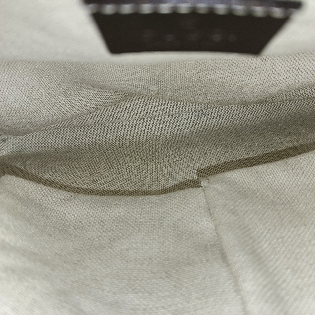 Monogram Coated Canvas Crossbody Bag Beige