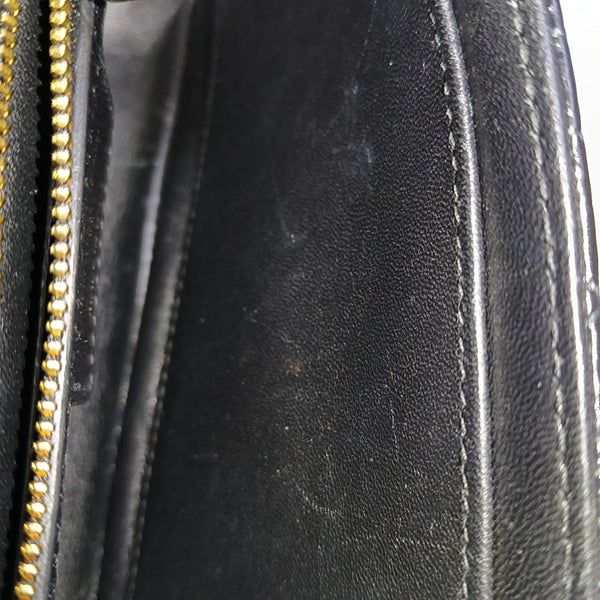 Dior Caro Small Cannage Calfskin Black