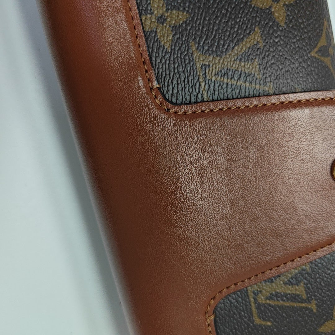 PADLOCK Monogram Coated Canvas Brown