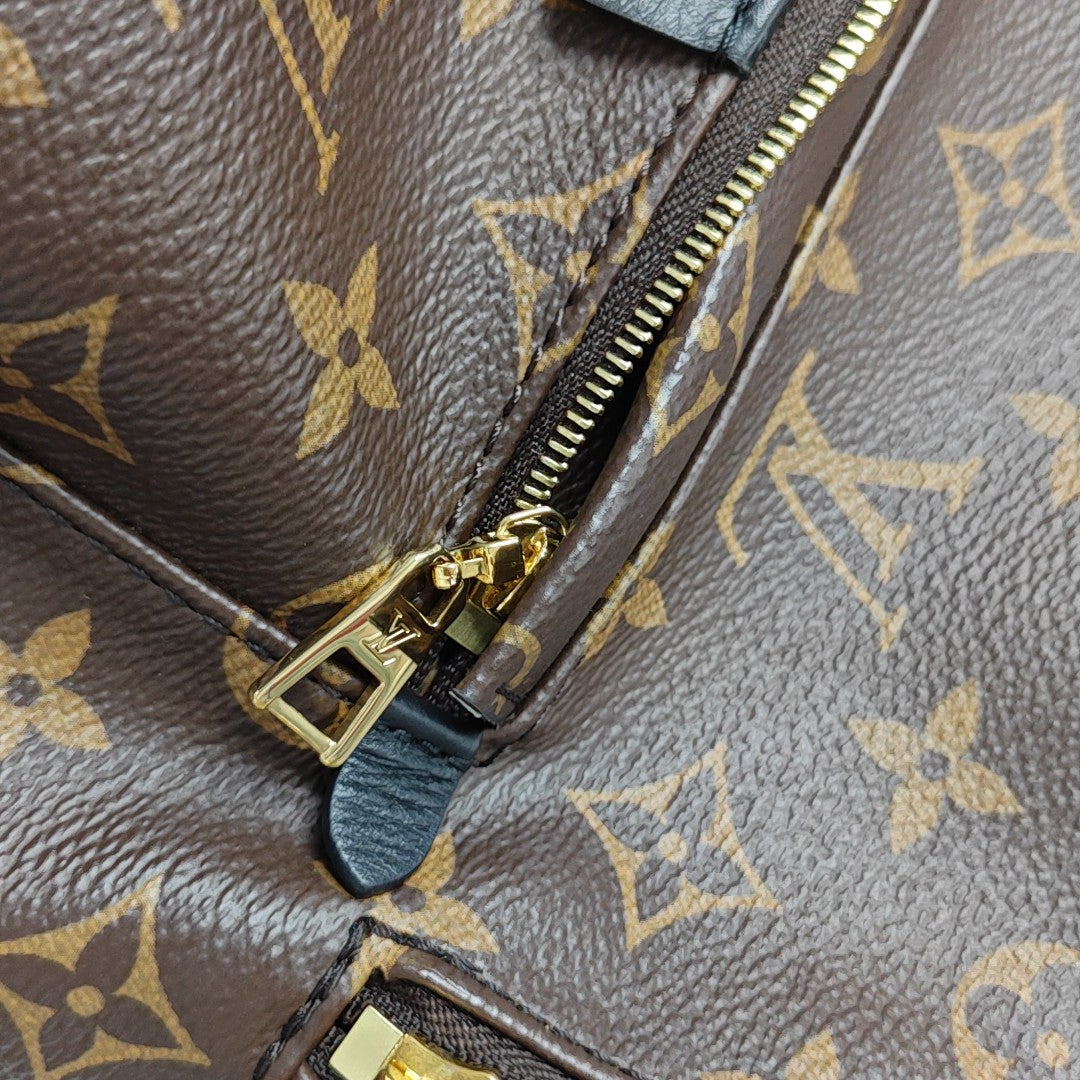 PALM SPRINGS PM Monogram Coated Canvas Brown