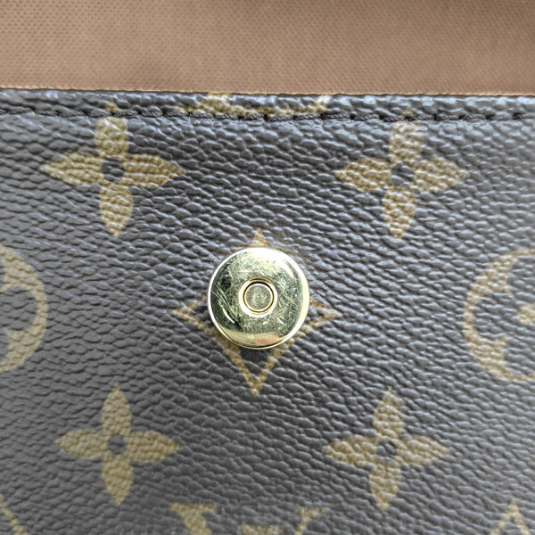 IVY Monogram Coated Canvas Brown