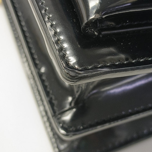 SUNSET Small Patent Leather Black