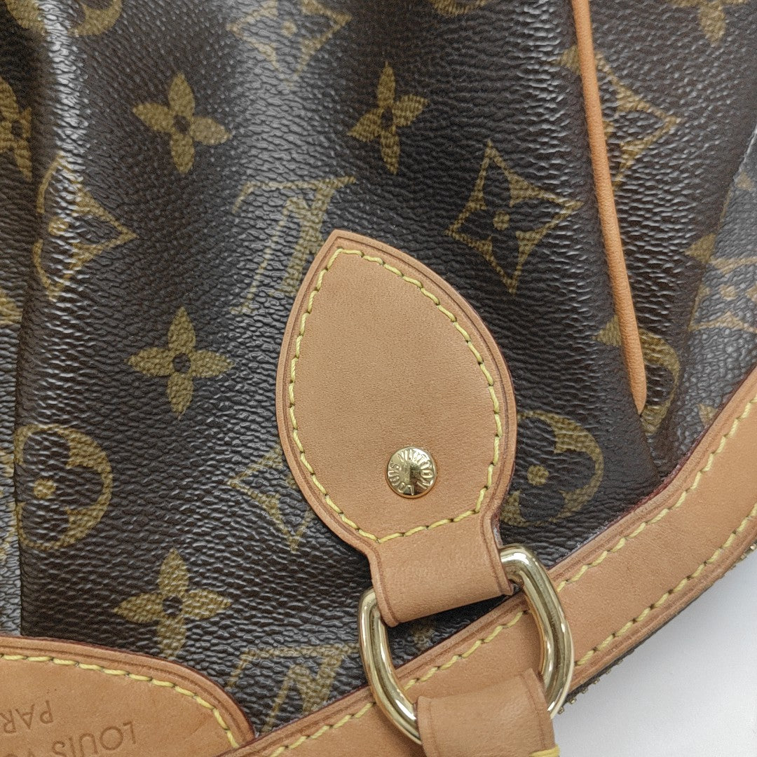 SEGUR Monogram Coated Canvas Brown