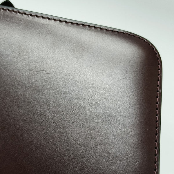 Square Stone Calfskin Red
