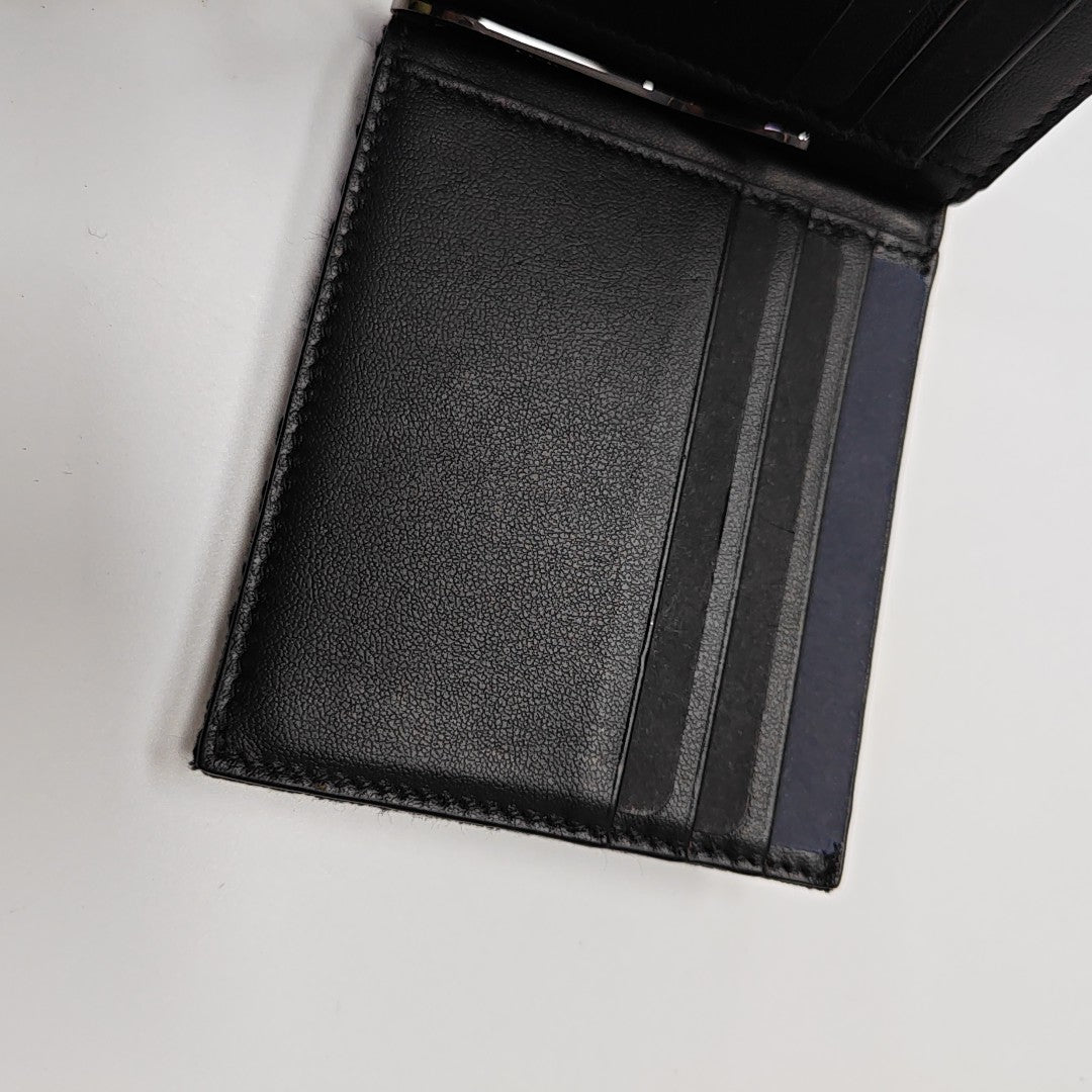 Oblique Canvas Wallet Gray