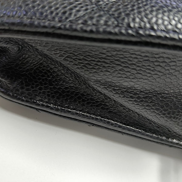 WOC Quilted Grained Calfskin Black