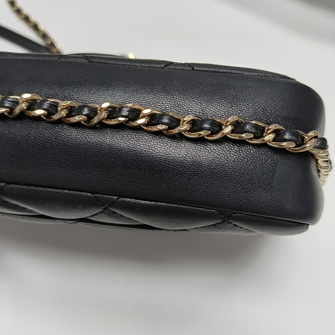 CLASSIC FLAP Mini Quilted Lambskin Black