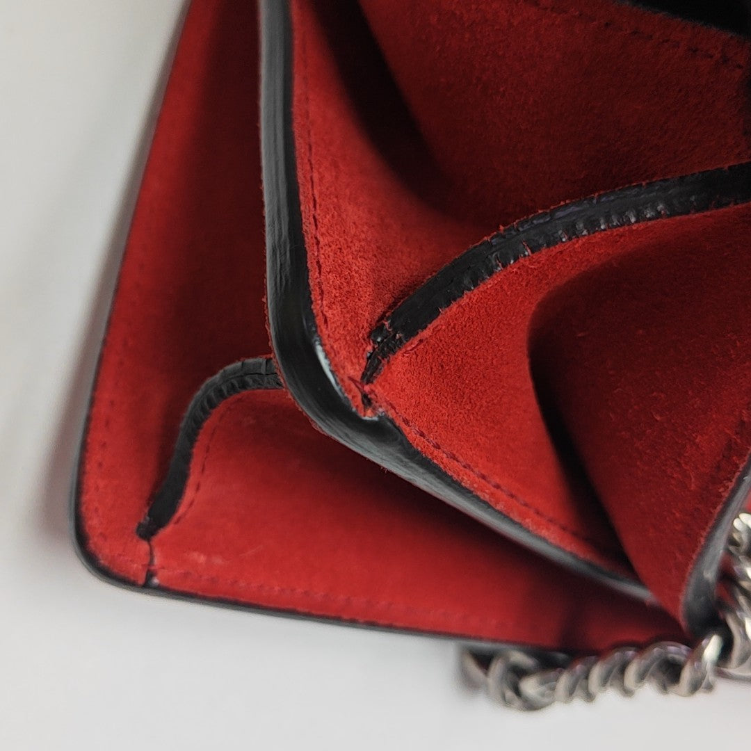 Dionysus Small Suede Red