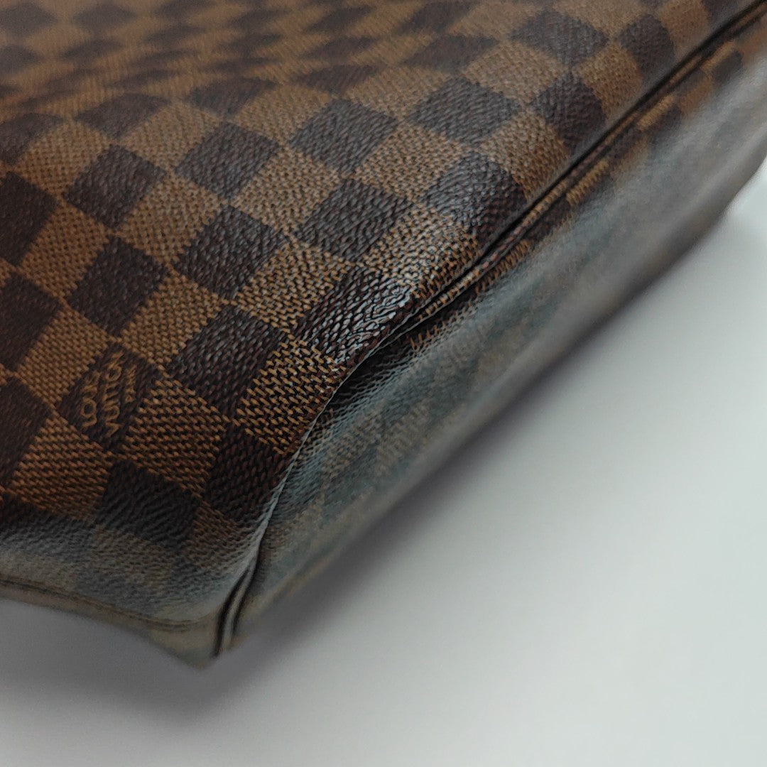 NEVERFULL MM Damier Ebene Coated Canvas Brown