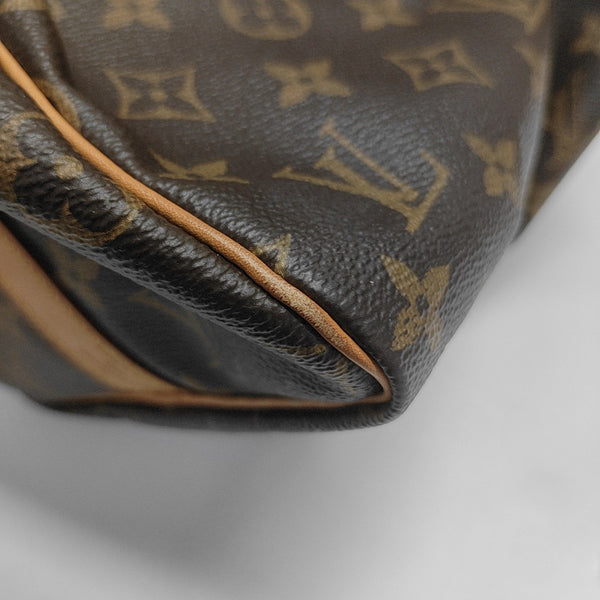 SPEEDY 30 Monogram Coated Canvas Brown