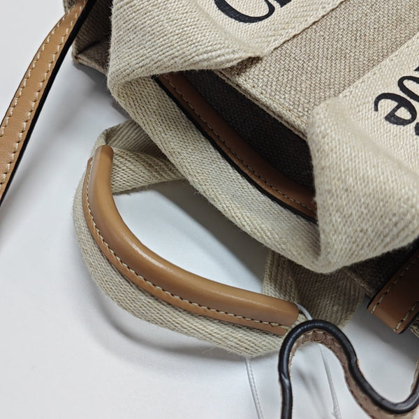 Woody Mini Fabric Beige