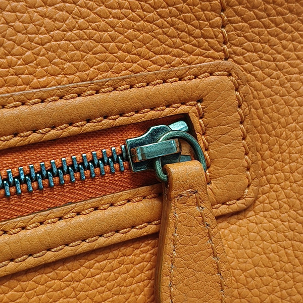 LUGGAGE Mini Calfskin Orange