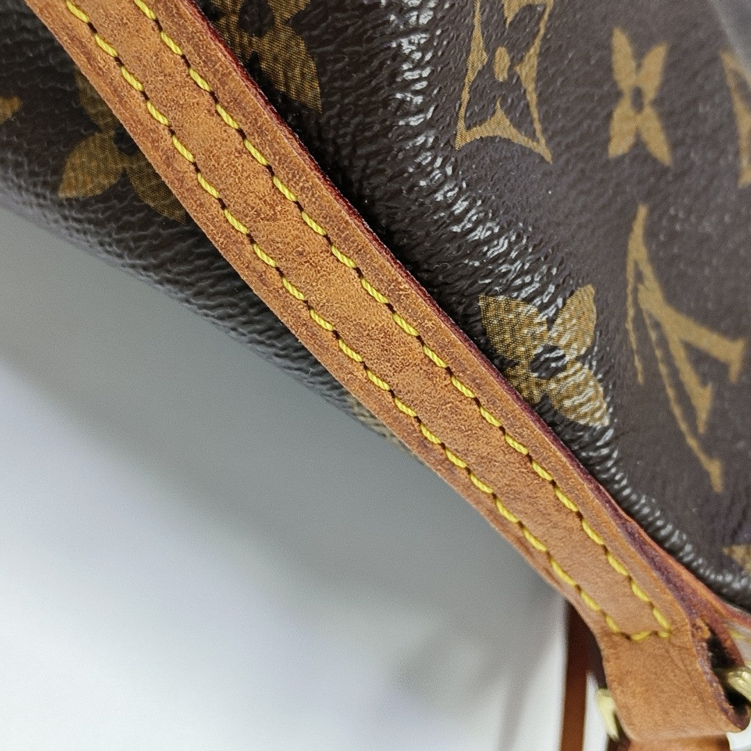 NÉONOÉ Nano Monogram Coated Canvas Brown