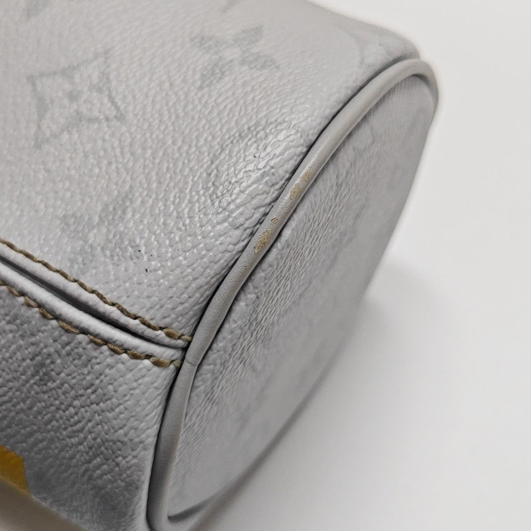 CHALK Monogram Coated Canvas Gray