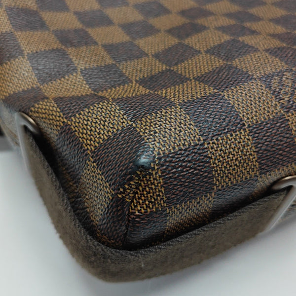 BROOKLYN Damier Ebene Coated Canvas Brown