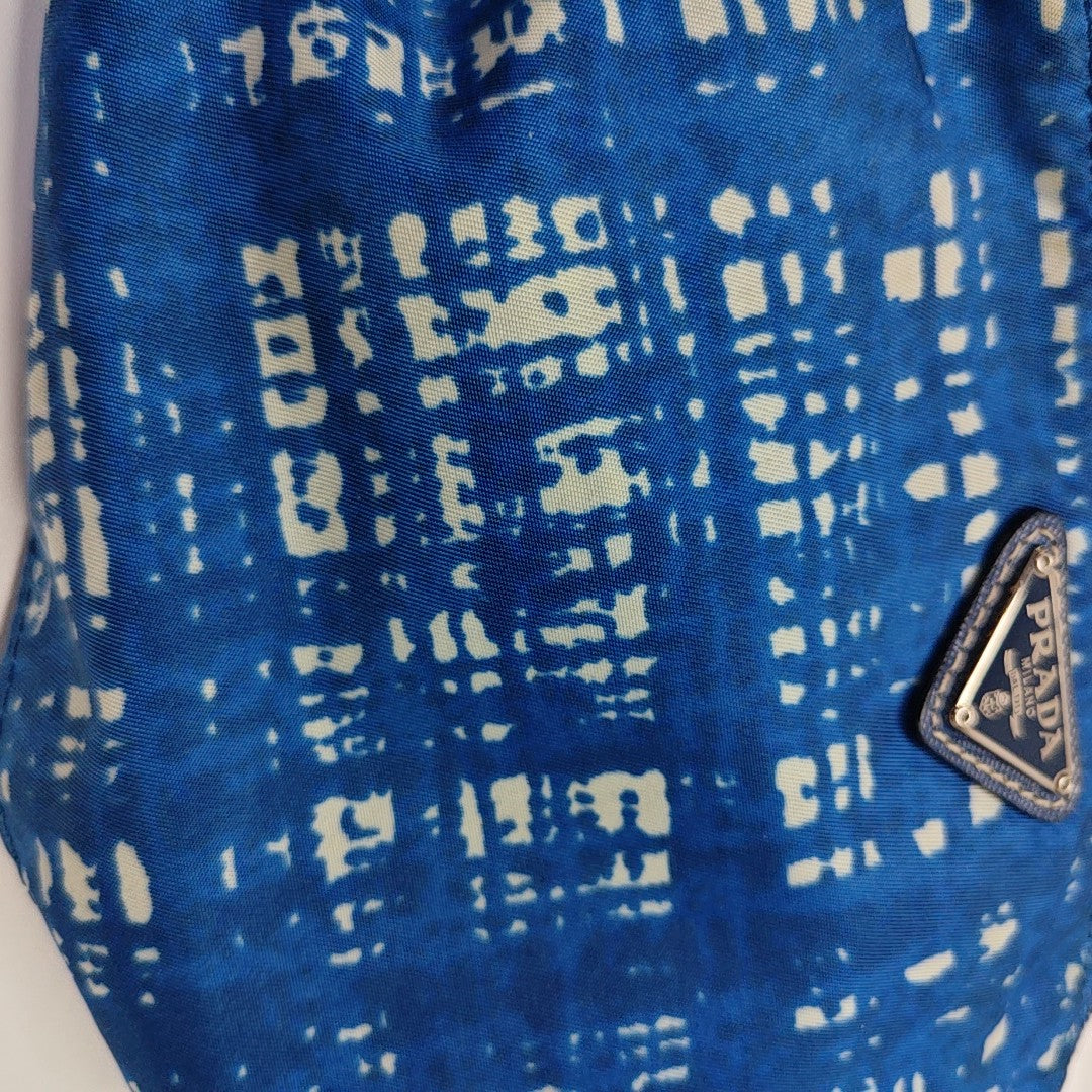 Nylon Clutch Blue