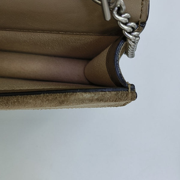 Authenticated pre-owned  Dionysus Super Mini Monogram Coated Canvas Beige - Shoulder Bag at Looply