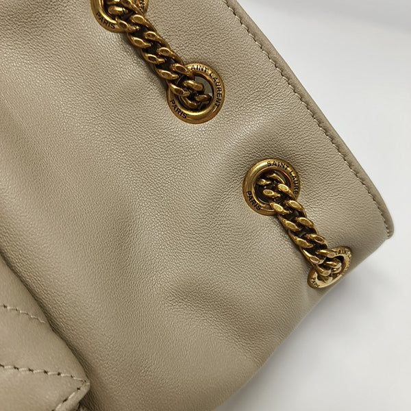 JOE Mini Chevron Lambskin Beige