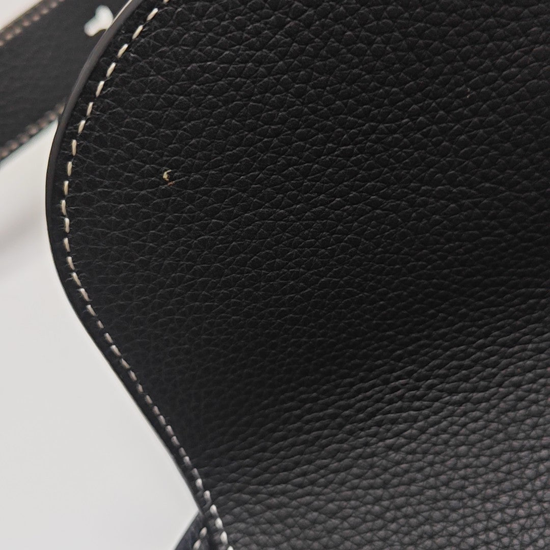 Saddle Mini Calfskin Black