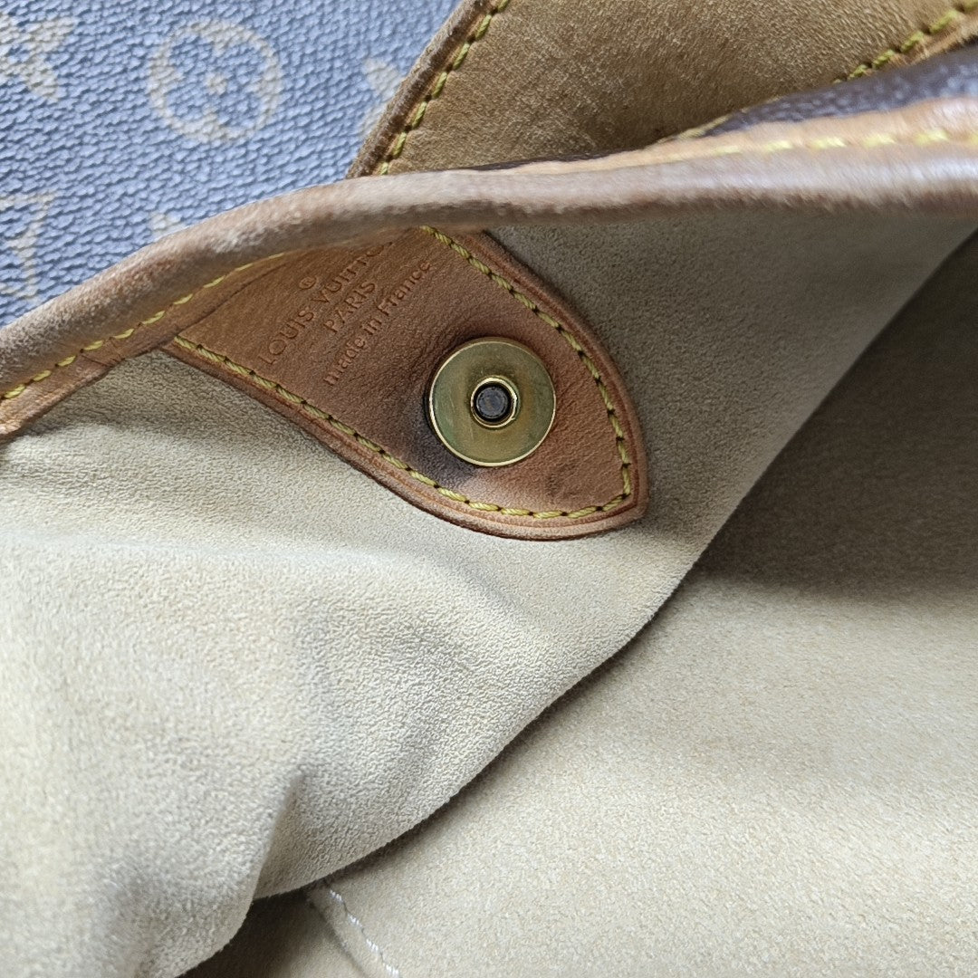 GALLIERA GM Monogram Coated Canvas Brown