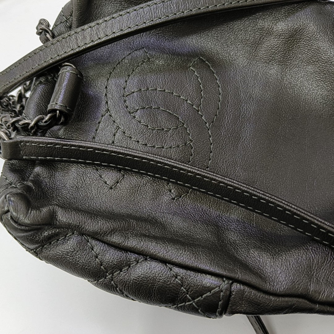 Quilted Calfskin Gray