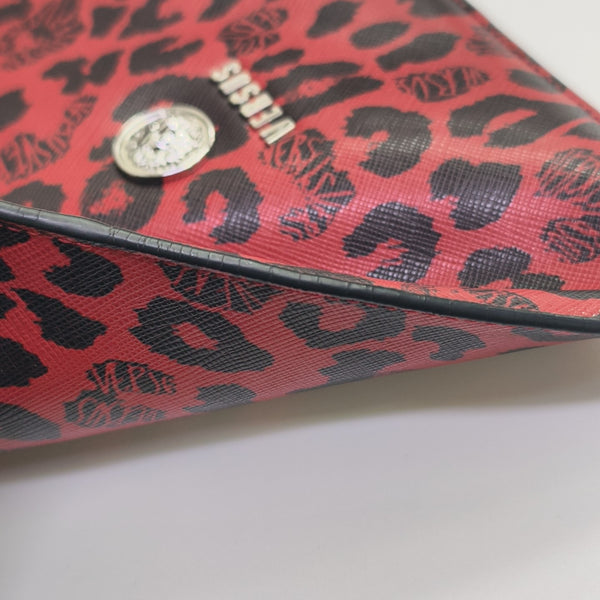 Calfskin Clutch Red