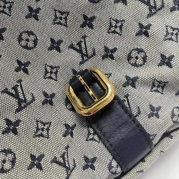 LANGER Monogram Canvas Blue