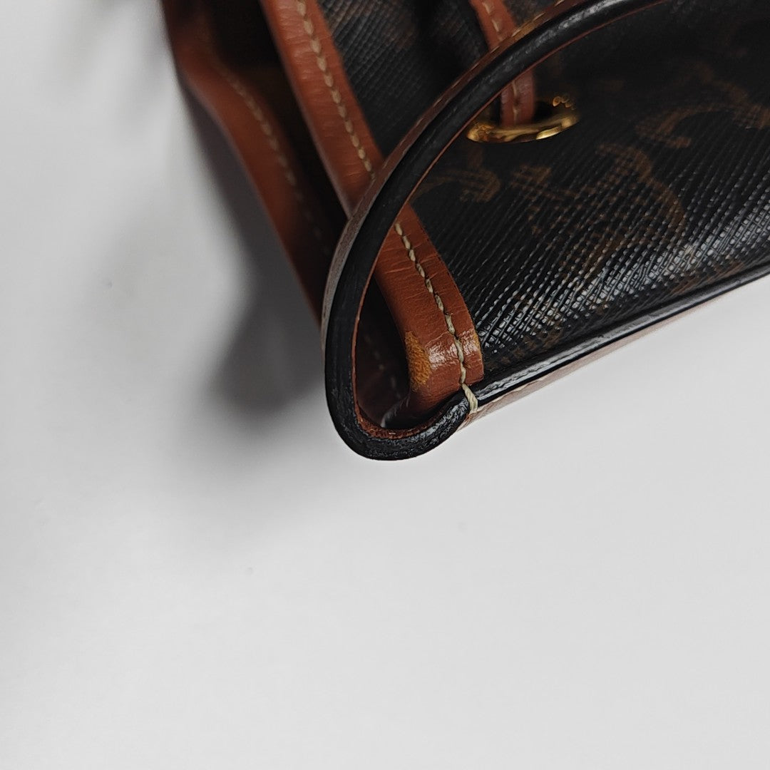 TRIOMPHE CANVAS Small Coated Canvas Brown
