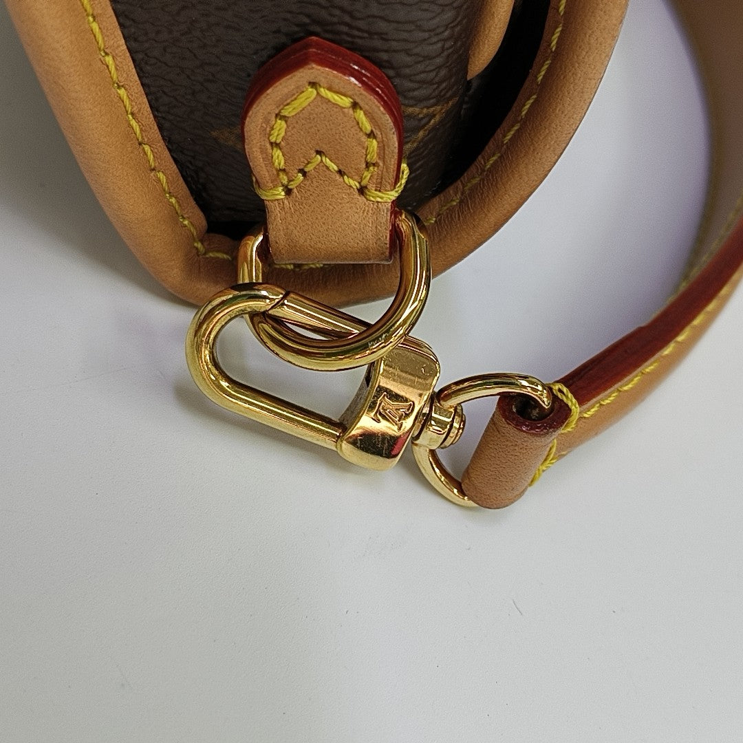 DIANE Nano Monogram Coated Canvas Brown