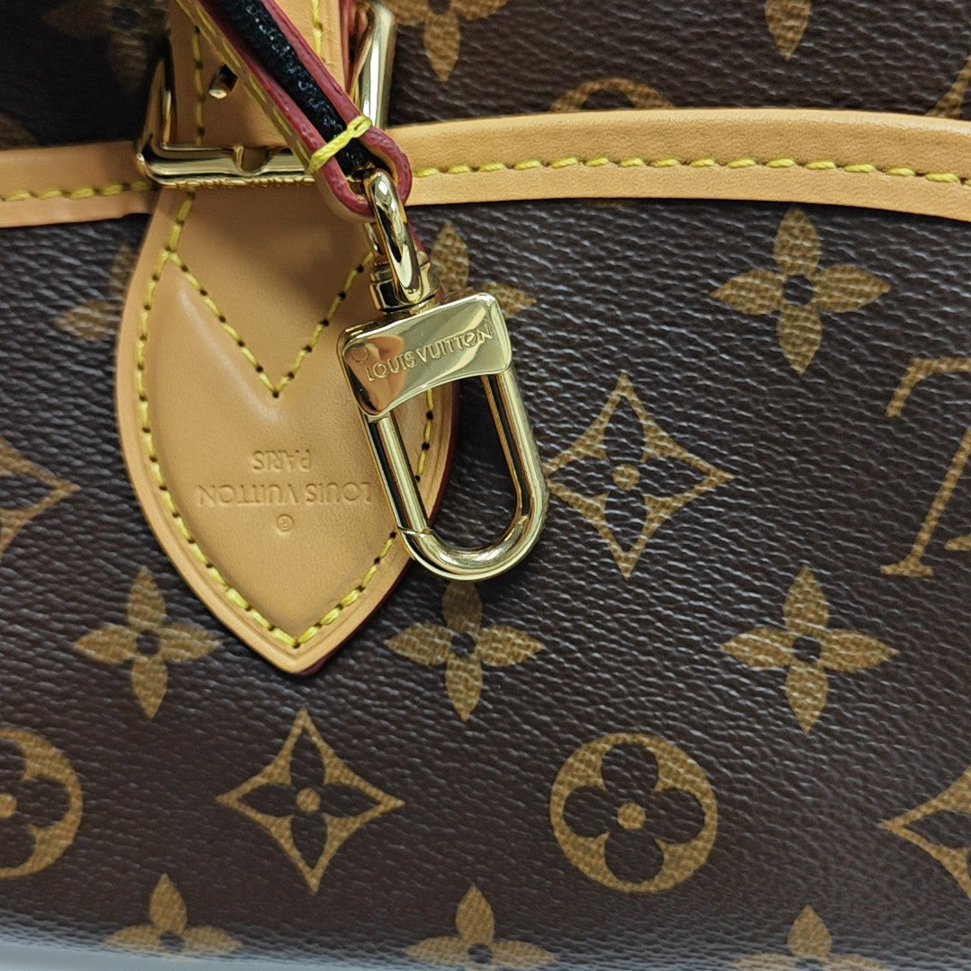 DIANE Monogram Coated Canvas Brown