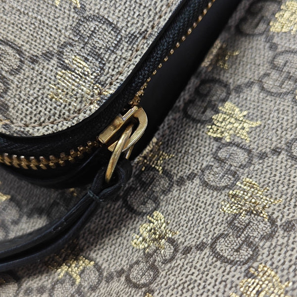 Eden Monogram Coated Canvas Beige