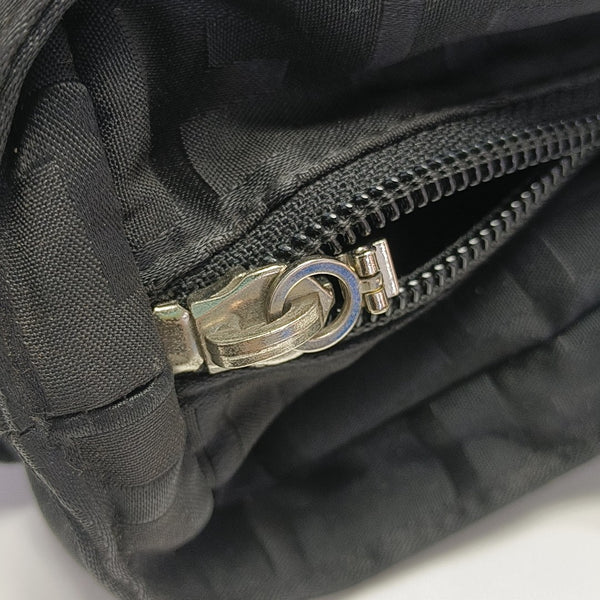 Fabric Top Handle Bag Black